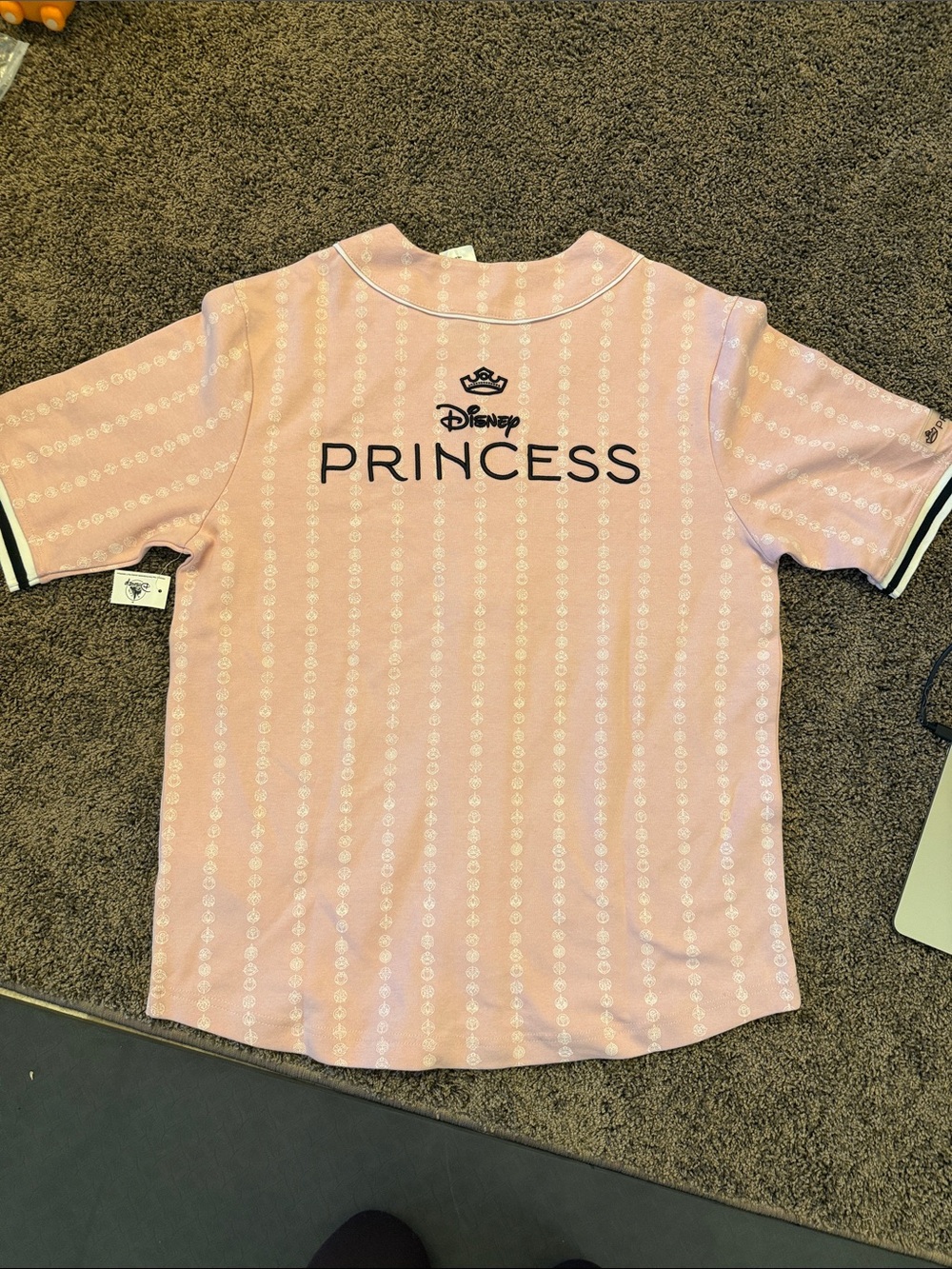 NWT DISNEY PRINCESS BASEBALL JERSEY - M